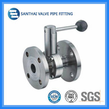 Top Sale Stainless Steel Material Sanitary Flange Butterfly Valve